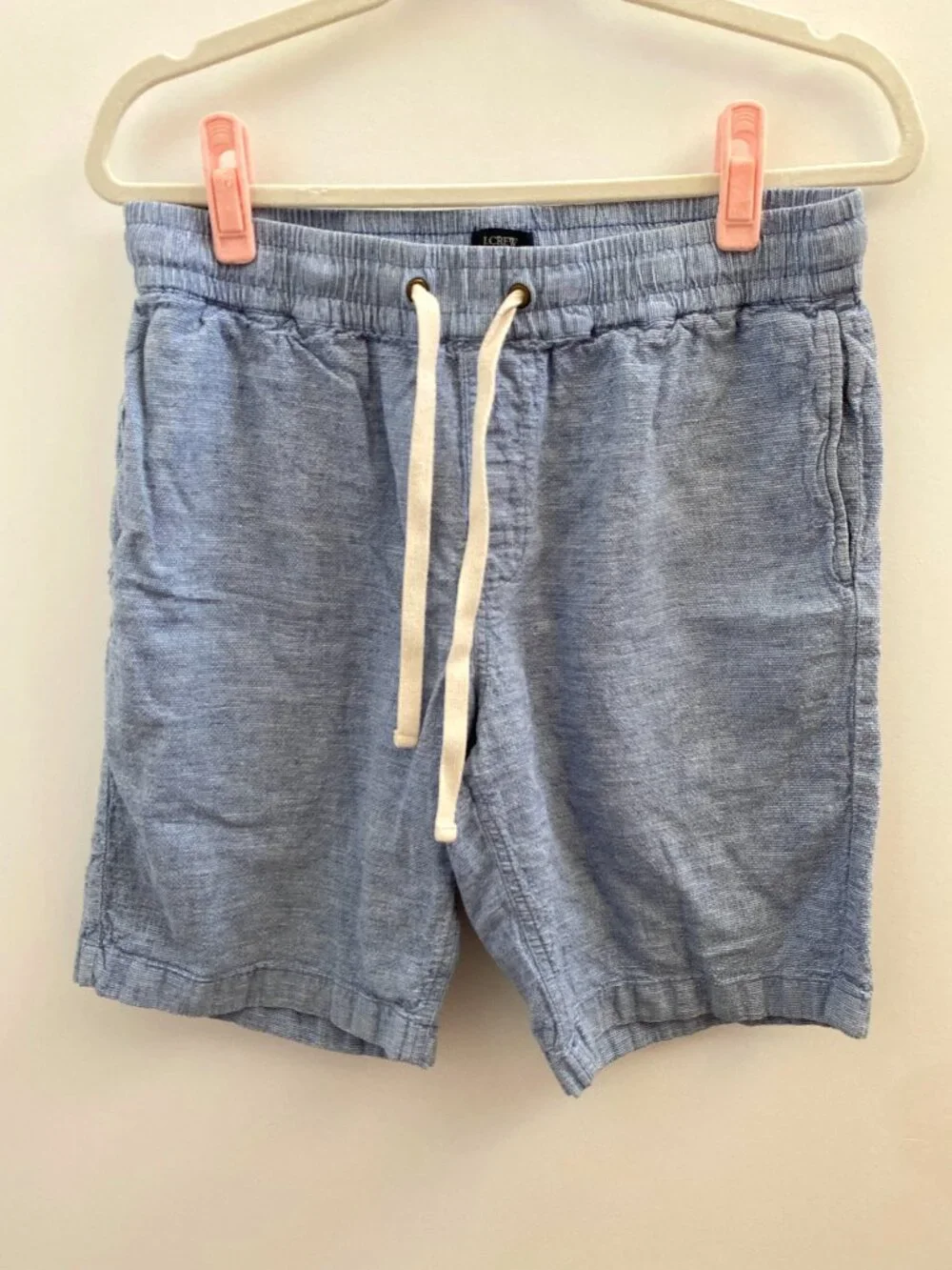 J. Crew Light Blue Stadium Shorts - Medium